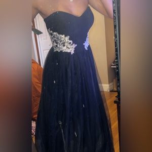 prom/pageant dress (strapless)